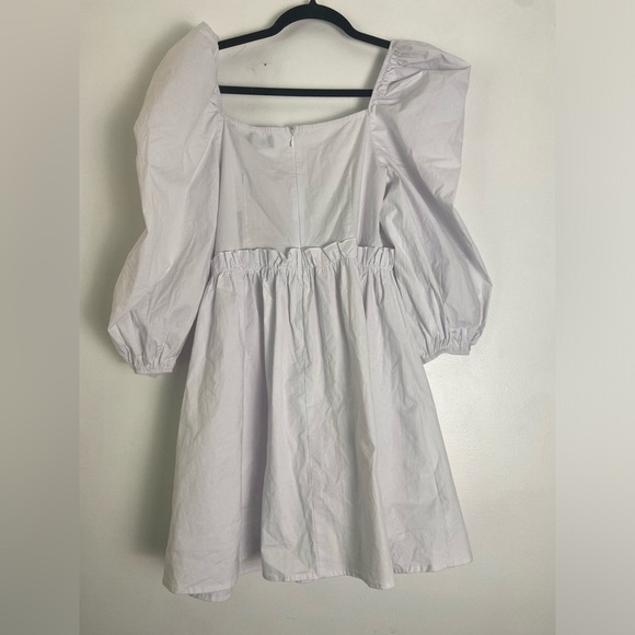 NWT Pretty Little thing White cotton Dress sz8 (tiny dot as shown on pic) - Picture 7 of 7